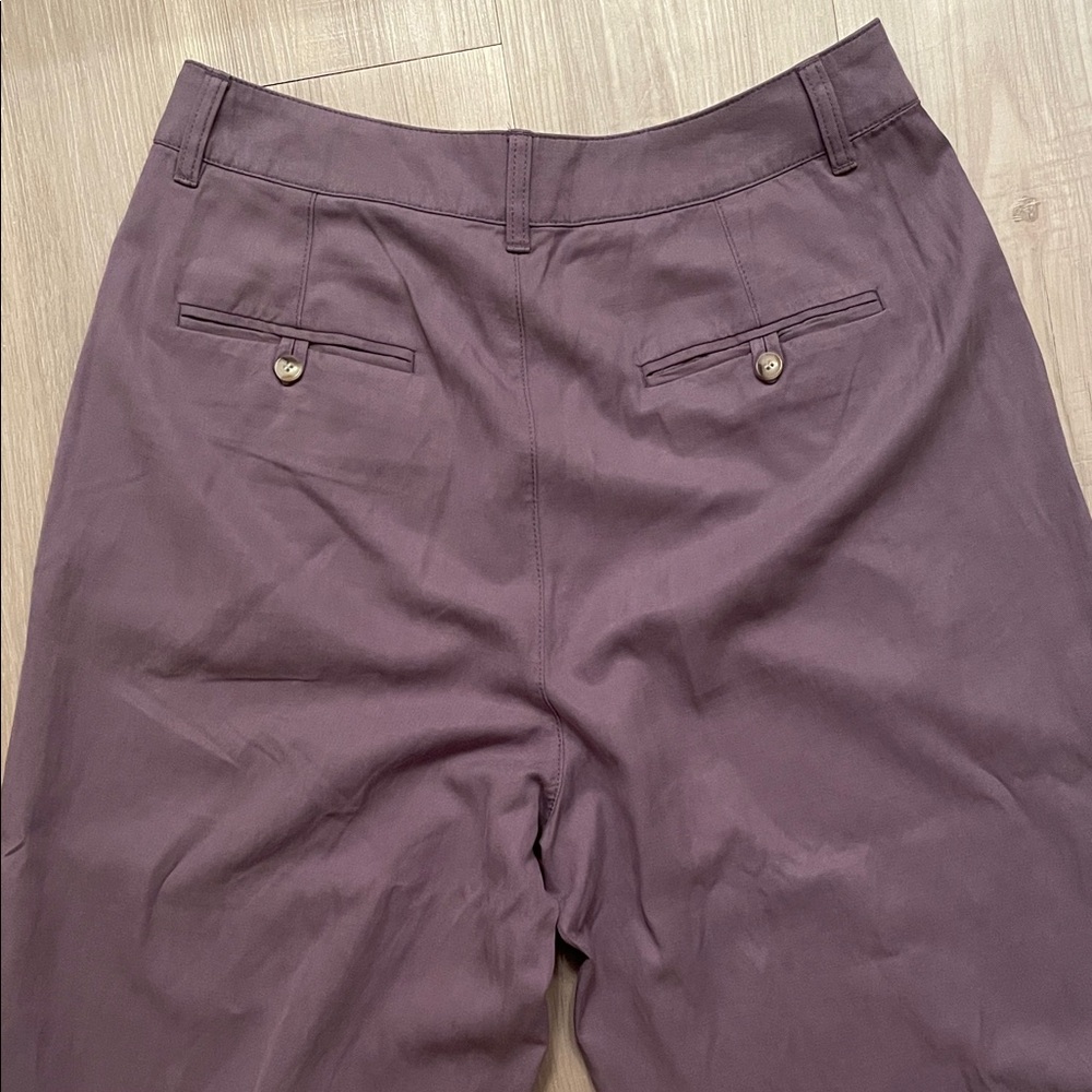 Madewell Women's Wide-Leg Pleated Pants - Picture 5 of 5